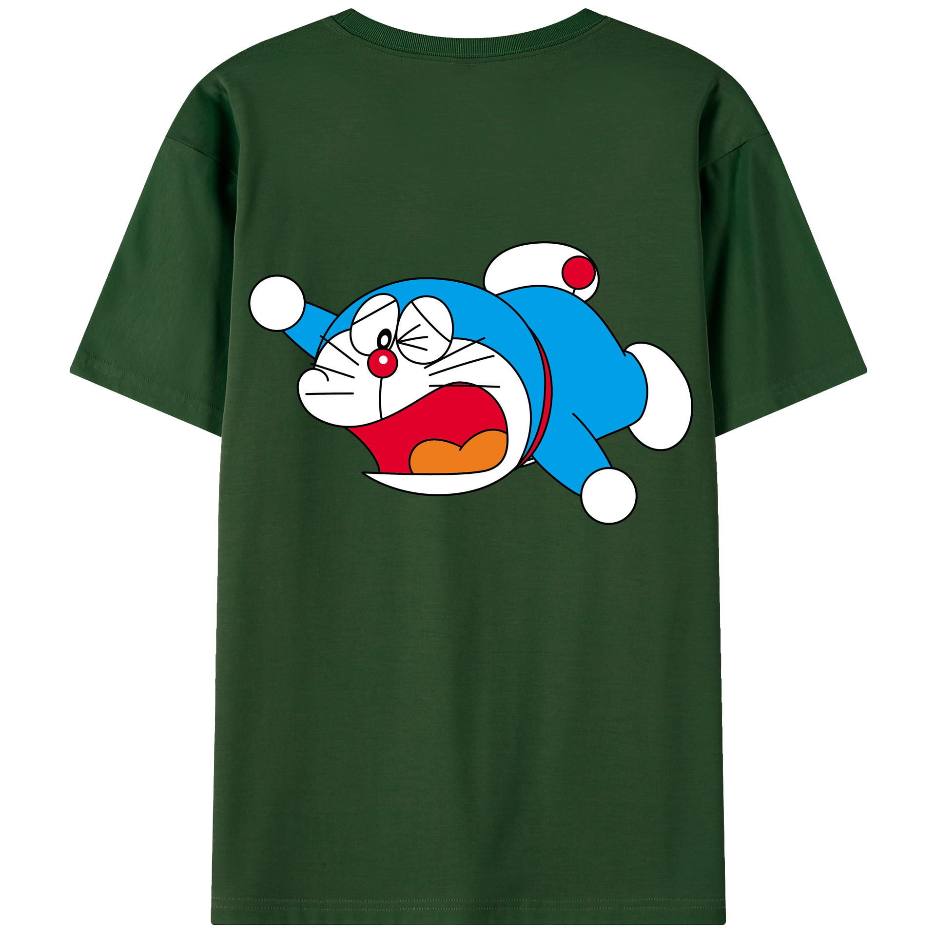 （画像用） ドラえもん Doraemon 綿100％半袖Tシャツ（背面プリント）